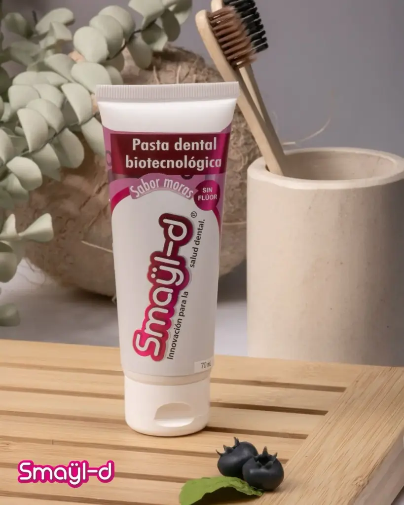[SMTUB70FR] Pasta dental biotecnológica Smayl-D Frutos Rojos 70 ml