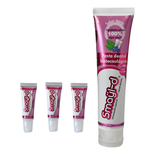 1 Smayl-D Grande (120 ml) 3 Smayl-D Mini (10 ml) Frutos Rojos  