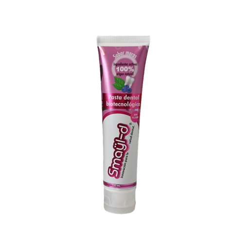 [SMTUB120FR] Pasta dental biotecnológica Smayl-D Frutos Rojos 120ml